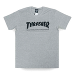 Camiseta Thrasher Juvenil Skate Mag Cinza