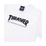 Camiseta Thrasher Infantil Skate Mag  Branca