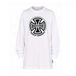 Camiseta Independent Juvenil Manga Longa Truck Branca