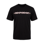 Camiseta Independent Juvenil  Bar Cross Logo Preto