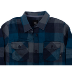 Camisa Vans Juvenil Box Flannel  Azul