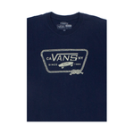 Camiseta Vans Juvenil B Port Patch Azul