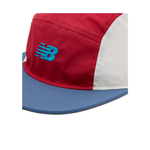 Boné New Balance 5 Panel Vinho/Branco