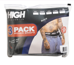 Cueca High Boxer Shorts Pack c /3 Preto