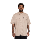 Camisa LRG Botao Only Us Woven Caqui