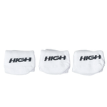 Meia High Pack Sport C/3 pares Logo Branco