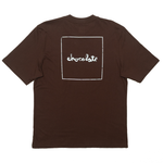 Camiseta Chocolate Chunk Square Marrom