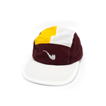 Boné Blaze Supply 5 Panel Tricolor Pipe Roxo/Amarelo
