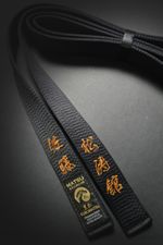 KUROMATSU - Faixa Preta Premium - CETIM