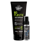 NO PLASTIC | KIT com Filme Protetor Sustentável Tattoo 200g + SEAL UP 30 ml