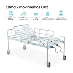 Cama Hospitalar 2 movimentos DX DELLAMED