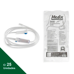Equipo Macrogotas Luer Slip C/ Filtro/Inj Lat Pct. C/ 25Unidades MEDIX