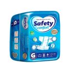 Fralda Adulto G Pct. C/ 8un. SAFETY CONFORT