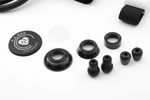 KIT ACADEMICO BLACK ESTETO+ESFIGMO+GARROTE+OCULOS P.A.MED - Preto