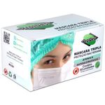 MASCARA DESCARTAVEL TRIPLA C/ELAST C/50 PROTDESC