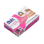 Luva Procedimento Nitrilica Sem Pó C/ 100un | Cor ROSA MEDIX
