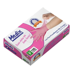 Luva Procedimento Nitrilica Sem Pó C/ 100un | Cor ROSA MEDIX