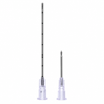 Microcânulas 18G x 70mm C/ Agulha Auxiliar 18G Uniqmed