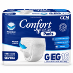 Fralda Adulto Pants G/XG Pct. C/ 16un. CONFORT MASTER