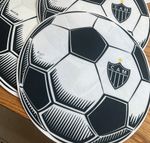 Jogo Americano Infantil Bola Preta e Branca