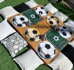 Jogo Americano Infantil Bola Preta e Branca