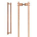 Puxador para Porta - Mileto Duplo 600mm