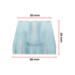 Sapata Silicone 38 x 38mm - Kit 10 Unidades