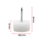 Sapata Prego 22mm - Kit 10 Unidades