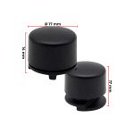 Botão Francês Liso 2/6mm - Kit 4 Unidades
