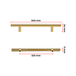 Puxador MAXSS12 320mm
