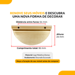 Puxador Riva 603 64mm Dourado Escovado
