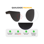 Puxador Riva 603 64mm Preto Fosco
