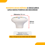 Puxador Porcelana Shilla 172