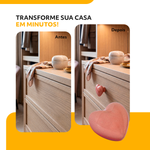 Puxador Porcelana Coração Pandim 155