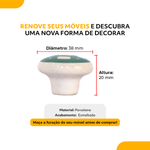Puxador Porcelana Pandim 178