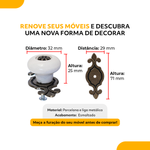 Puxador Porcelana Mansiri 163