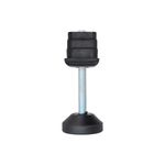 Ponteira Pé Nivelador Sapata Metalon 25x25 - Kit 4 Unidades