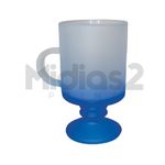 CANECA 350ML FUN RESINADA - SUBLIME - JATEADO COM DEGRADÊ AZUL