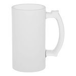 CANECA 475ML CHOPP VIDRO JATEADO COM SUPORTE - LIVESUB