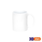 CANECA CERÃMICA RESINADA PREMIUM - JKB - 325ML - BRANCO