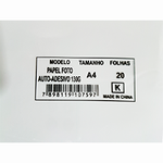 PAPEL FOTOGRÁFICO ADESIVO GLOSSY ALTO BRILHO - M2P - A4 130G - 20FLS