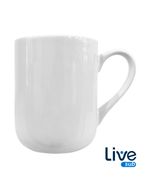 CANECA IMPERIAL CERÂMICA RESINADA - LIVESUB - 325ml - BRANCA