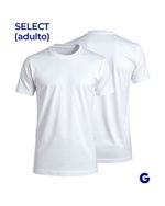 Camisa 100% Algodão Select - M2P - Adulto G - Branco