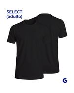 Camisa 100% Algodão Select - M2P - Adulto G - Preto