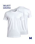 Camisa 100% Algodão Select - M2P - Adulto M - Branco