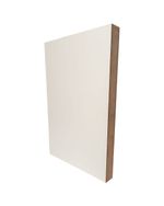 QUADRO DE MESA EM MDF SEM RESINA COM BORDA SEM FITA - 25mm - 20x30cm - BRANCO
