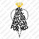 DTF Impresso - Nossa Senhora 003 - 19x28cm - Estampa Para Camisa Cor Clara