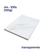 FILME VINIL ADESIVO JATO DE TINTA - 10 FLS - M2P - A4 150G - TRANSPARENTE - 10FLS