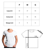 Camisa Baby Look 100% Poliéster - M2P - Adulto P - Branca