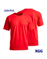 Camisa Tradicional 100% Poliéster - M2P - Adulto XGG - Vermelho